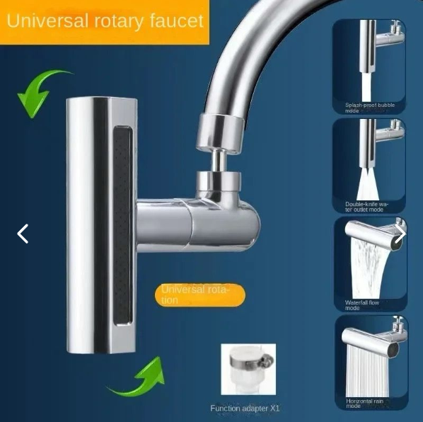 Grifo para Cocina 4 en 1 Cascada 360°