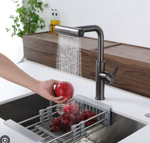 Grifo para Cocina 4 en 1 Cascada 360°