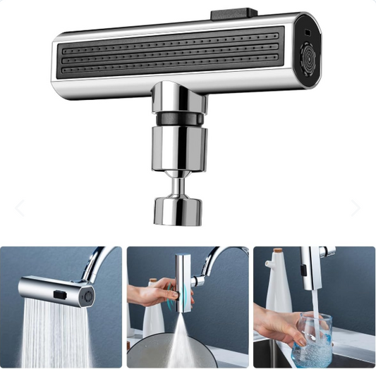 Grifo para Cocina 4 en 1 Cascada 360°